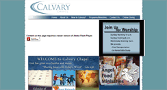 Desktop Screenshot of calvarychapelgranger.org