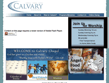 Tablet Screenshot of calvarychapelgranger.org